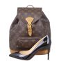Louis Vuitton Montsouris MM Monogram Scale