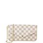 Louis Vuitton Pochette Felicie Damier Azur Front