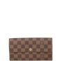 Louis Vuitton Sarah Wallet Damier Ebene Front