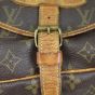 Louis Vuitton Saumur 30 Monogram Buckle Close up