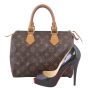 Louis Vuitton Speedy 25 Monogram Scale