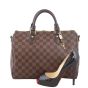 Louis Vuitton Speedy 30 Bandouliere Damier Ebene Scale