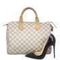 Louis Vuitton Speedy 30 Damier Azur Shoe