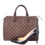 Louis Vuitton Speedy 30 Damier Ebene Shoe
