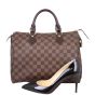 Louis Vuitton Speedy 30 Damier Ebene Shoe