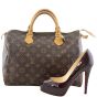 Louis Vuitton Speedy 30 Monogram Scale