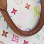 Louis Vuitton Speedy 30 White Multicolore Monogram Handle