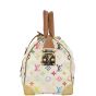 Louis Vuitton Speedy 30 White Multicolore Monogram Left