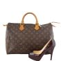 Louis Vuitton Speedy 35 Monogram Scale