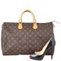 Louis Vuitton Speedy 40 Monogram Scale