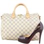 Louis Vuitton Speedy 30 Bandoulière Damier Azur Scale