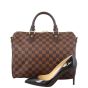 Louis Vuitton Speedy 30 Bandouliere Damier Ebene Scale