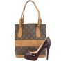 Louis Vuitton French Co Vintage Bucket Bag Monogram Scale