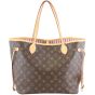 Louis Vuitton Neverfull MM Monogram Rose Ballerine Back