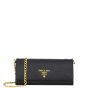 Prada Vitello Move Wallet on Chain Front