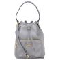 Prada Duet Leather Bucket Bag Front
