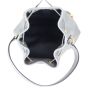 Prada Duet Leather Bucket Bag Whole interior