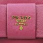 Prada Saffiano Continental Bow Wallet Exterior