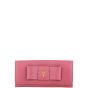 Prada Saffiano Continental Bow Wallet Front
