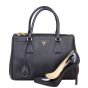 Prada Saffiano Lux Galleria Double Zip Tote Small Shoe