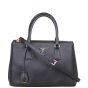 Prada Saffiano Lux Galleria Double Zip Tote Small Front