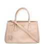 Prada Saffiano Lux Galleria Double Zip Tote Small Front