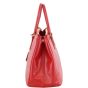 Prada Saffiano Vernice Galleria Medium Double Zip Tote Left