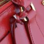 Prada Saffiano Vernice Galleria Medium Double Zip Tote Tag