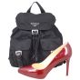 Prada Tessuto Drawstring Backpack Shoe