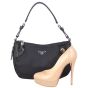 Prada Tessuto Mini Shoulder Bag Shoe