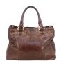 Prada Vitello Shine Two-Way Tote Back