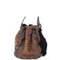 Saint Laurent Anja Tapestry Small Bucket Bag Side