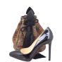 Saint Laurent Anja Tapestry Small Bucket Bag Shoe