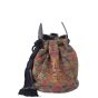 Saint Laurent Anja Tapestry Small Bucket Bag Side