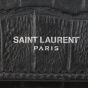 Saint Laurent Crocodile Embossed Chain Wallet Exterior