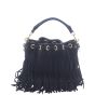 Saint Laurent Emmanuelle Fringe Bucket Bag Back