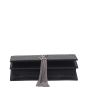 Saint Laurent Kate Tassel Croc Embossed Chain Wallet Base