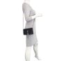 Saint Laurent Kate Tassel Croc Embossed Chain Wallet Mannequin
