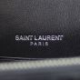 Saint Laurent Kate Tassel Croc Embossed Chain Wallet Stamp