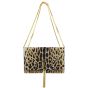 Saint Laurent Classic Medium Kate Tassel Satchel Leopard Hanging