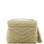Saint Laurent Soft Raffia Shoulder Bag Back