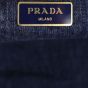 Prada Canapa Logo Tote Denim Stamp