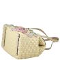 Valentino Raffia Flower Applique bag Corner
