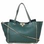 Valentino Rockstud Medium Tote Front strap