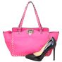 Valentino Rockstud Small Tote Shoe