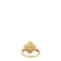 Van Cleef & Arpels Vintage Alhambra Mother of Pearl Diamond 18k Yellow Gold Ring
