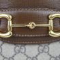 Gucci GG Supreme 1955 Horsebit Shoulder Bag hardware