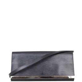Louis Vuitton Sevigne Clutch Electric Epi Leather Black 1010771