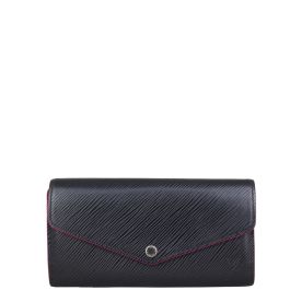 Louis Vuitton Blue Epi Leather Toledo Sarah Flap Wallet ref.306696