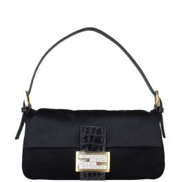 Fendi Baguette Crystal Embellished Bag